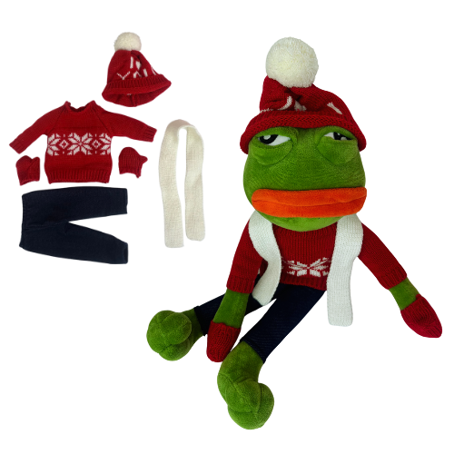 Pepe's Christmas Outfit