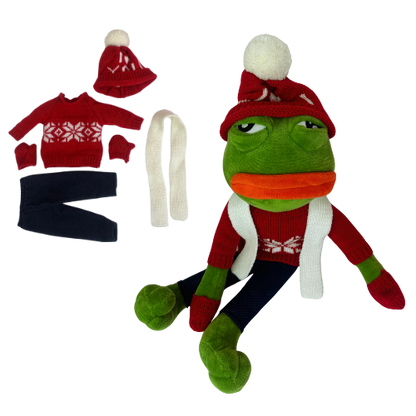 Pepe's Christmas Outfit